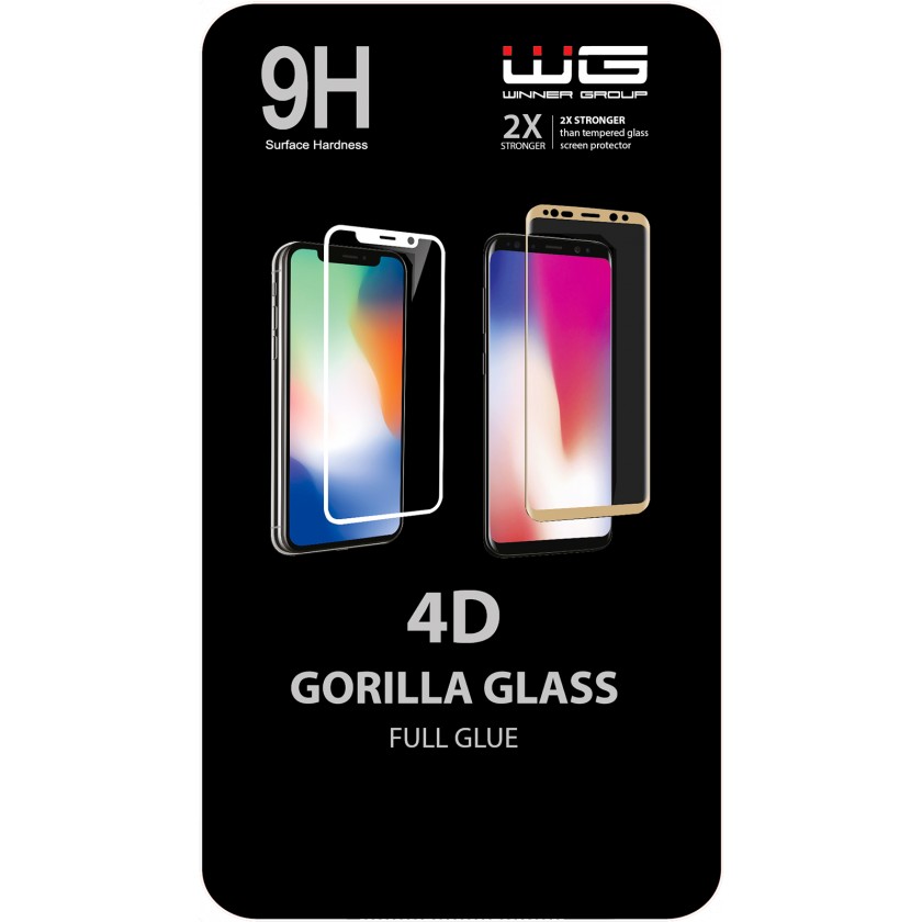 Tvrzené sklo 4D Full Glue Samsung A52 5G/A52 4G/A52s 5G/A53 5G (Černé)
