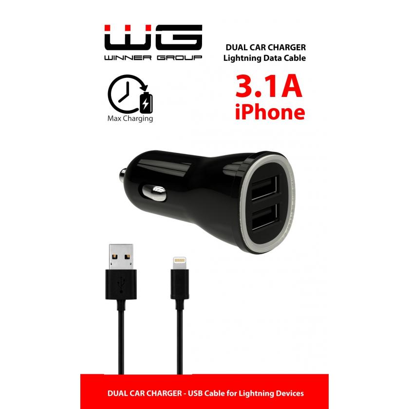 Cl Auto nabíječka USB Apple 3,1