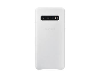 EF-VG973LWE Samsung Leather Cover White pro G973 Galaxy S10